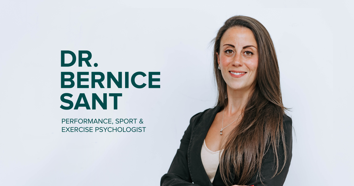 Dr. Bernice Sant Performance, Sport & Exercise Psychologist Malta